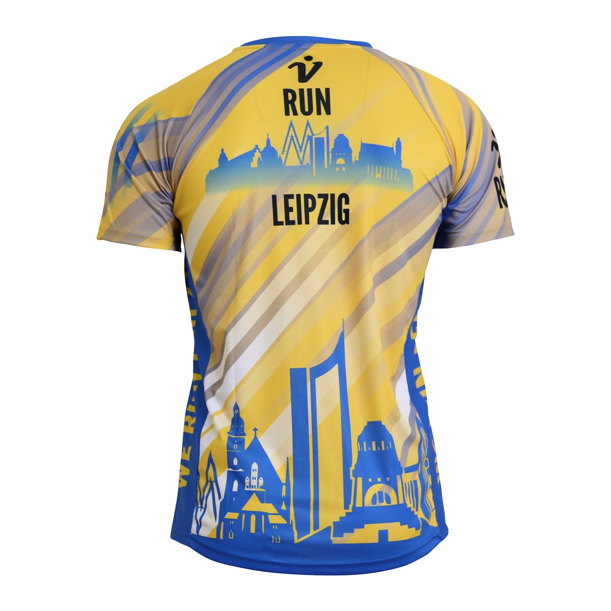 Personalisierbares Lauftrikot, Modell "CITY V-RUN Leipzig", Männer