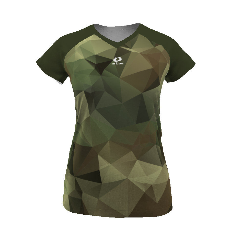 3D Sportkameradin Laufshirt