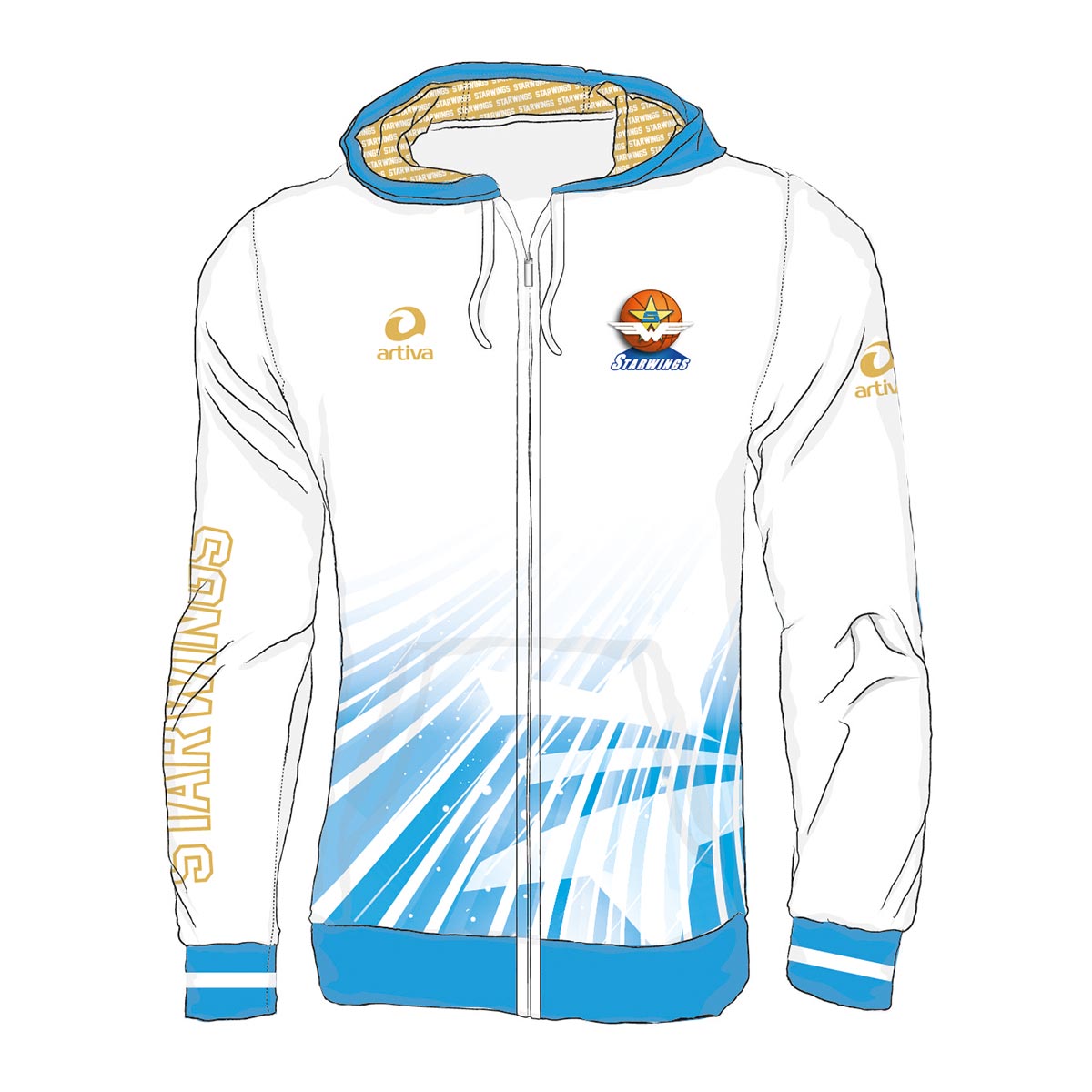 Sports Zipper Hoodie